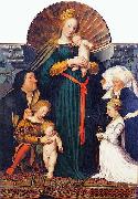 Hans holbein the younger Darmstadt Madonna, France oil painting artist